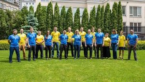 МЗС РФ порівняло американців у футболках збірної України з англійцями, які використовували нацистське вітання у 1938 році. ФОТО