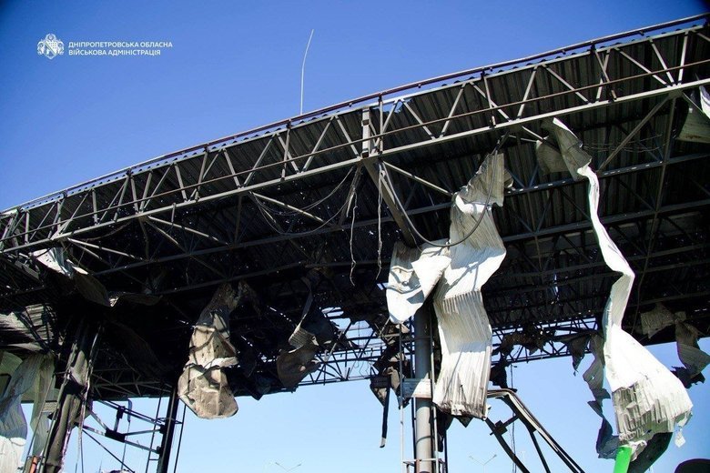 Attack on a petrol station in the Dnipropetrovsk region
