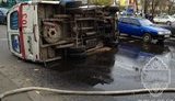 В Одессе перевернулась машина "скорой": есть пострадавшие. ФОТОрепортаж