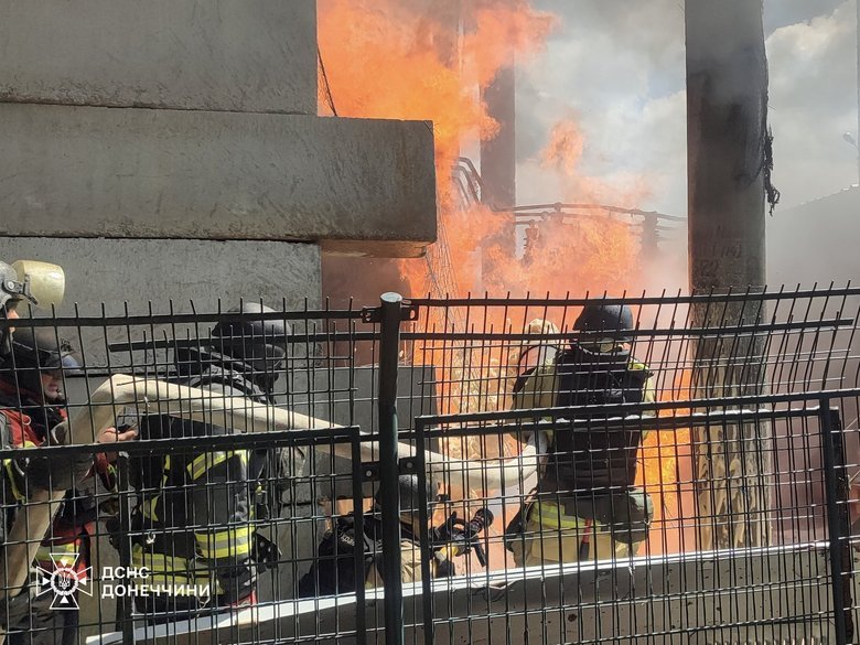 A Russian FPV drone attacked an energy facility in the Kramatorsk district