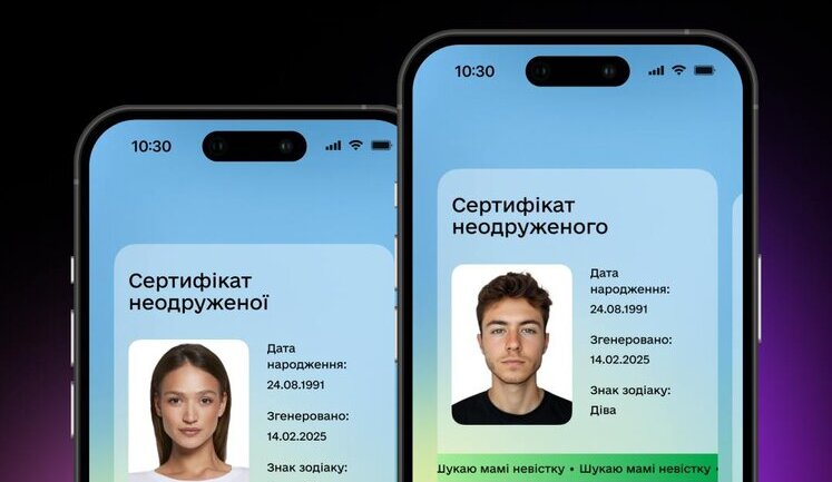 Сертификат неженатых запустили в "Дії": все для украинцев в активном поиске
