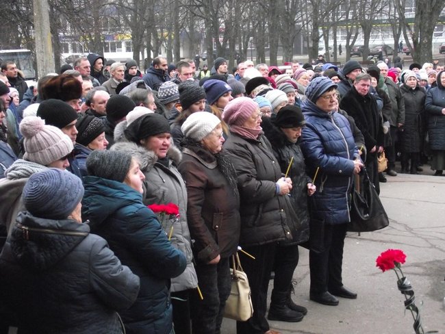 С воином 58-й ОМПБр Антоном Хобой, погибшим 26 января на Донбассе, простились в Шостке 12