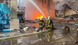 Удар РФ по Тернополю: количество пострадавших возросло до 11, качество воздуха уже в пределах нормы. ФОТОрепортаж