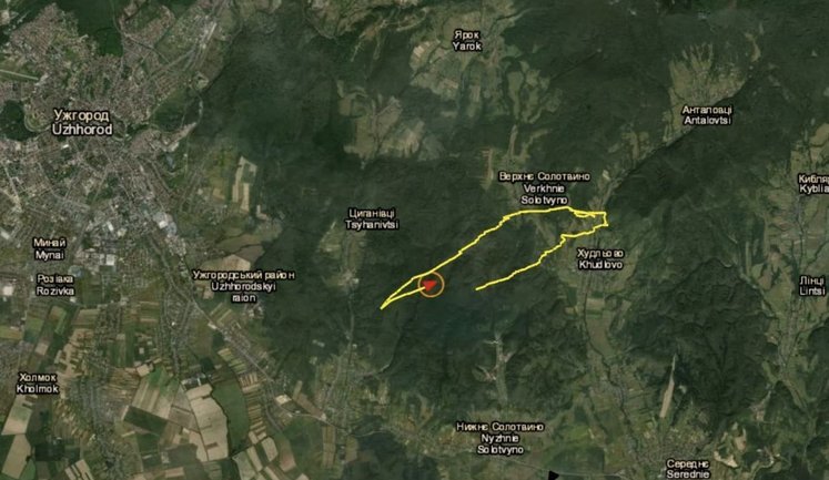 Drone from Hungary twice flew at different altitudes over Zakarpattia – General Staff. MAPS