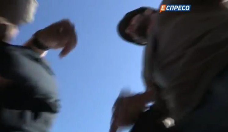 Невідомі напали на знімальну групу Еспресо.TV поблизу місця загибелі Таранова. ВIДЕО
