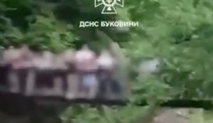 Дерев’яний підвісний міст із 30 дітьми обвалився на Буковині: 6 школярів госпіталізовано. ВIДЕО
