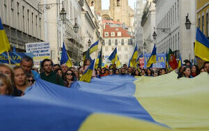 Rallies in support of Ukraine in Lisbon