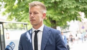 Hungarian opposition leader Magyar visits Okhmatdyt and rebukes Orban for "peaceful trips" to dictators. PHOTO