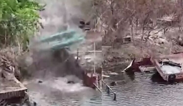Elimination of Russians on a boat on Dnipro River near Kherson. VIDEO