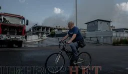 Удар по логістичному центру NOVUS: "Слава Богу, всі спустилися в бомбосховище". ВІДЕО+ФОТОрепортаж