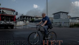 Strike on NOVUS logistics centre: "Thank God, everyone made it down to air-raid shelter". VIDEO+PHOTOS