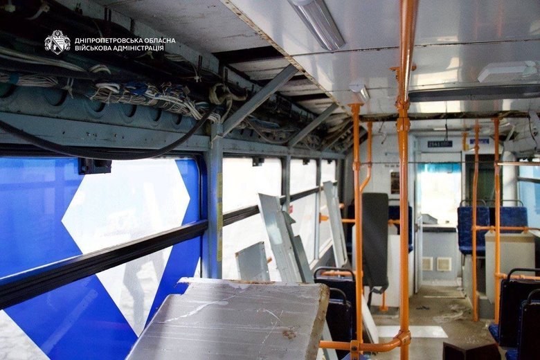 Последствия утренней атаки на Днепр.