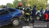 В результате столкновения четырех автомобилей на Львовщине погибли три человека, - Нацполиция. ФОТО