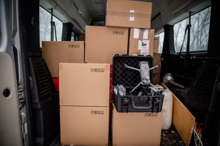 Дрони від благодійних внесків чехів