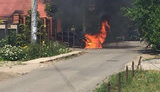 Автомобиль главы Госэкоинспекции Северо-Западного региона Черного моря Ставнийчука подожгли в Одессе. ФОТО