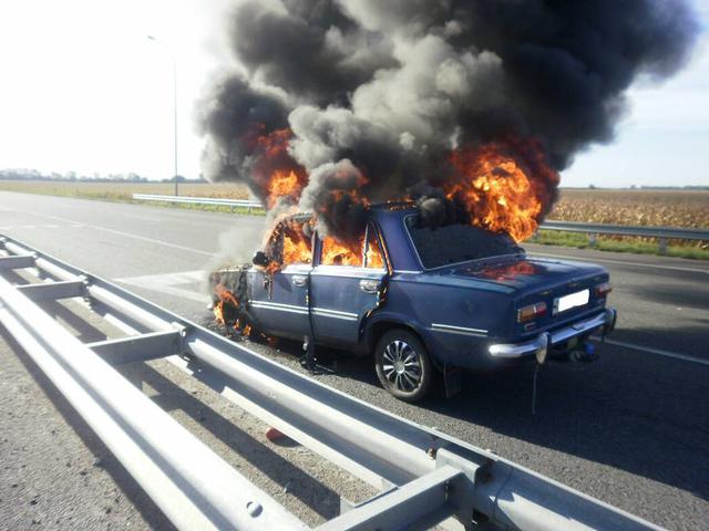 пожар автомобиль