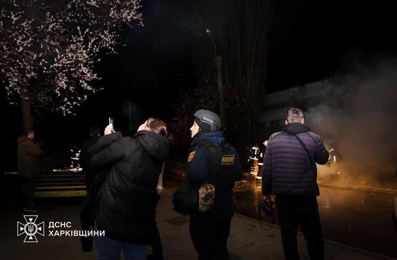 Харьков под атакой дронов: попадания в разных районах города