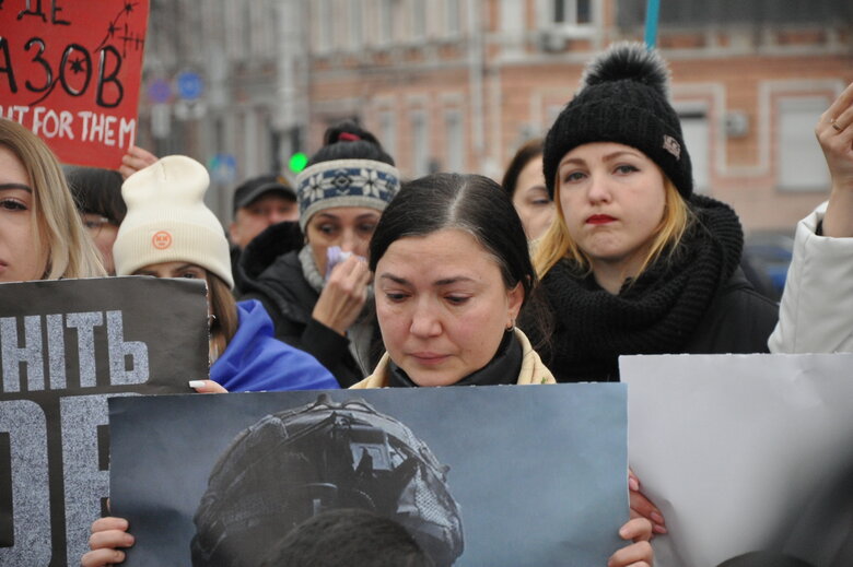 Action AZOV Regiment: Christmas in captivity took place in center of Kyiv 09