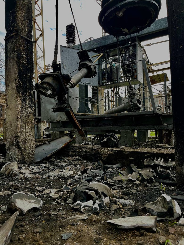 енергетичний обʼєкт в Одесі після обстрілу