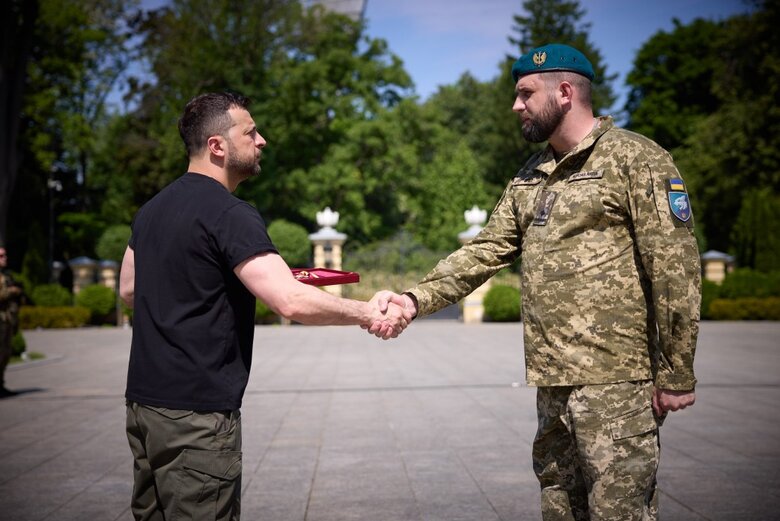 Зеленський вручив нагороди морпіхам