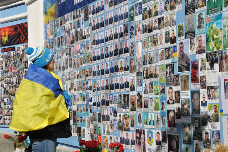 Memory of soldiers who died in war with Russian Federation since 2014 was commemorated in center of Kyiv 09