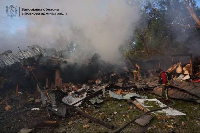 запоріжжя після обстрілу