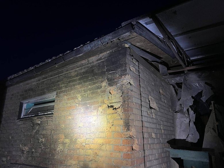 Nikopol region after shelling