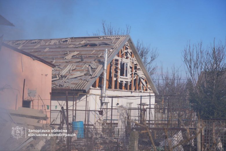 запоріжжя після обстрілу