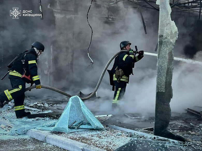 Kyiv region after the drone attack