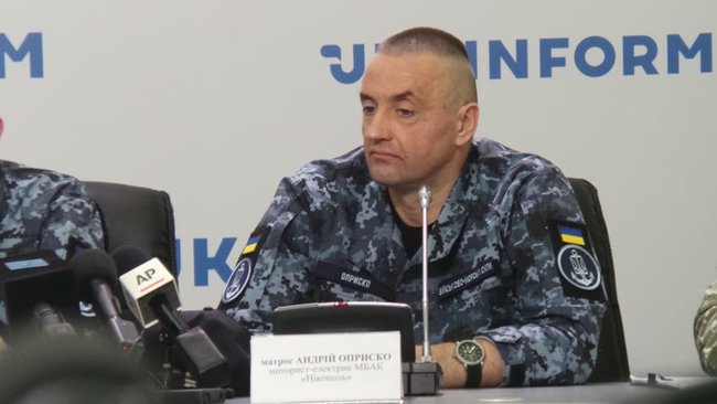 Пресконференція звільнених з російського полону моряків 05
