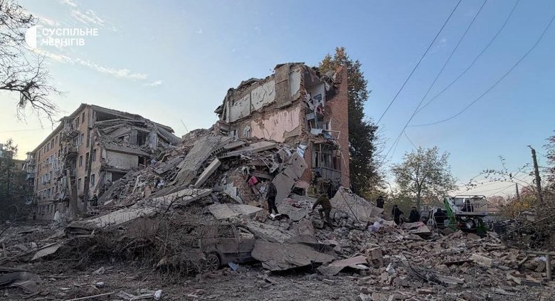 удар рф по прилуках 7 жовтня
