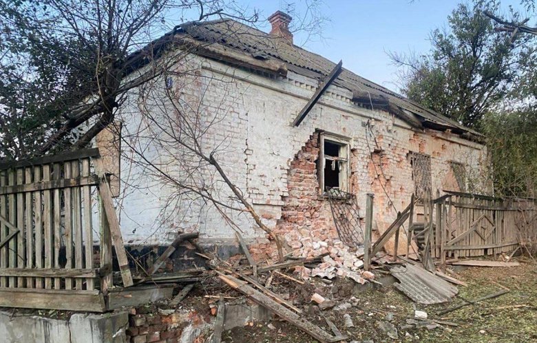 Никопольщина после обстрела 26 октября