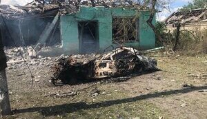 Наслідки обстрілів Донеччини