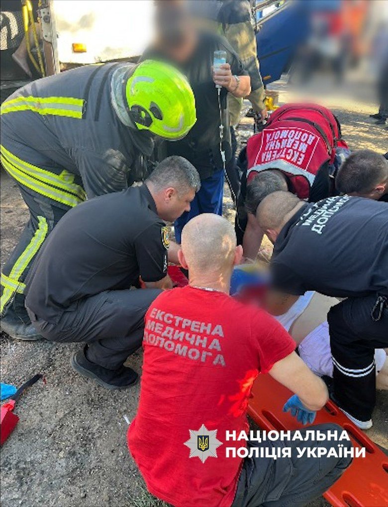 ДТП с участием автобусов в Одесской области