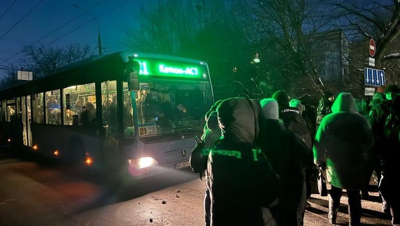 A protest against power cuts took place in Khmelnytskyi