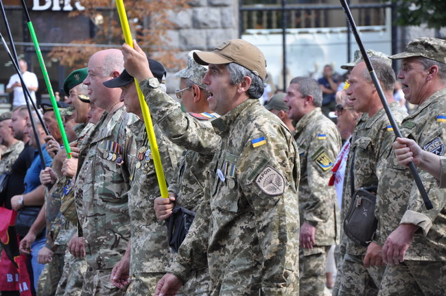 Марш захисників України відбувся в центрі Києва 25