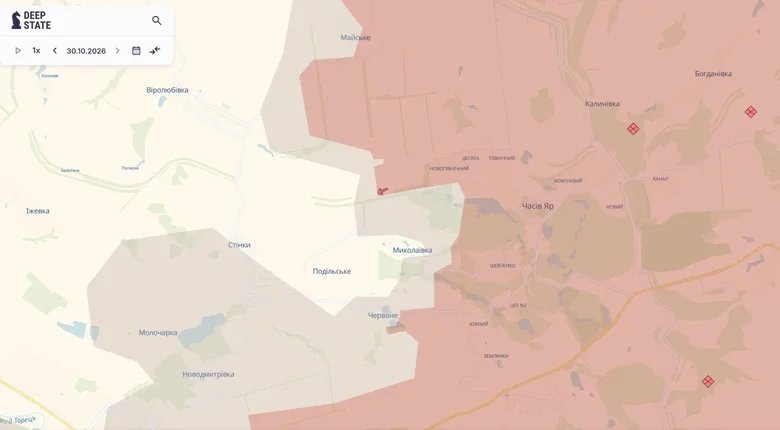 РФ просунулася біля Миколаївки