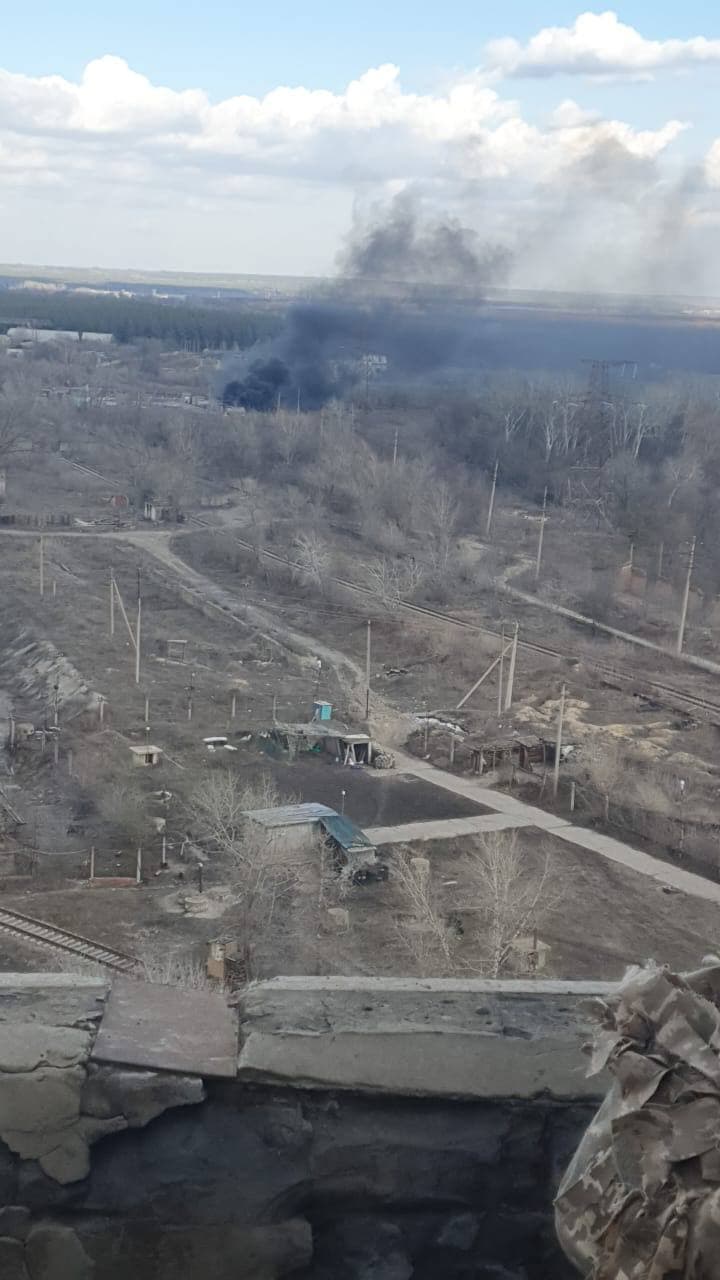 АЗС вибухнула внаслідок обстрілу військами РФ смт. Щастя, - Геращенко 01