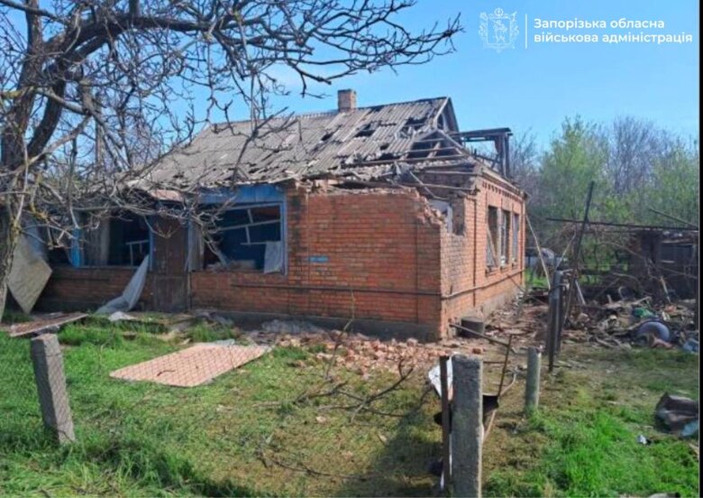 Russian Federation attacks Magdalynivka village in Zaporizhzhia with drones