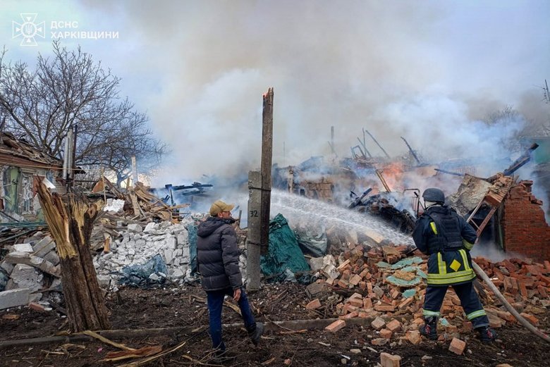 Russian Federation’s MLRS strike on Zolochiv in the Kharkiv region