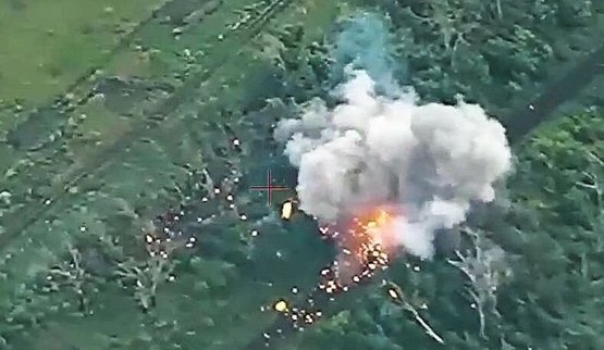 Дронарі 77 бригади знищили російський Град