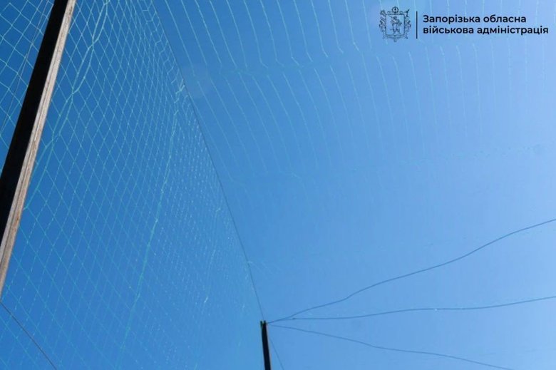 У Запоріжжі на мостах встановлюють антидронові сітки