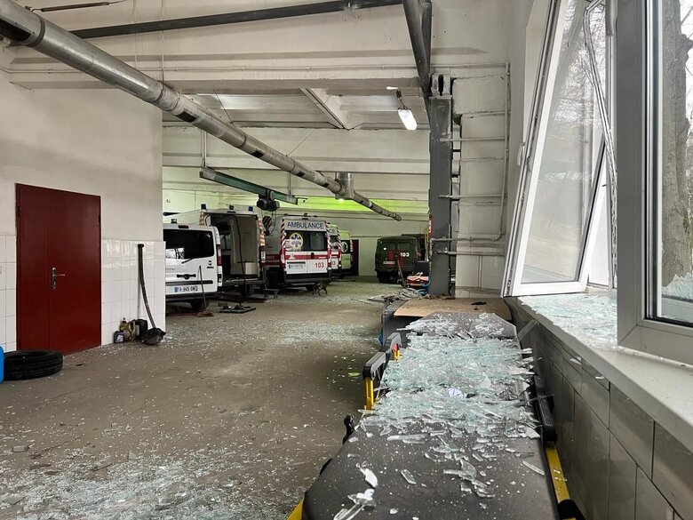 Наслідки обстрілу Сум