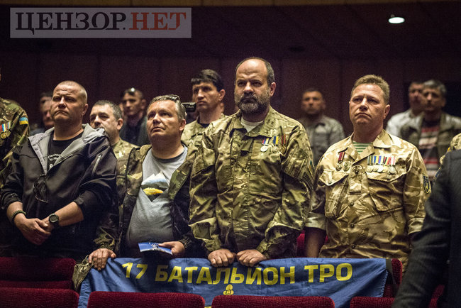 Четырехлетие боевого 17 отдельного мотопехотного батальона торжественно отметили в Киеве 06
