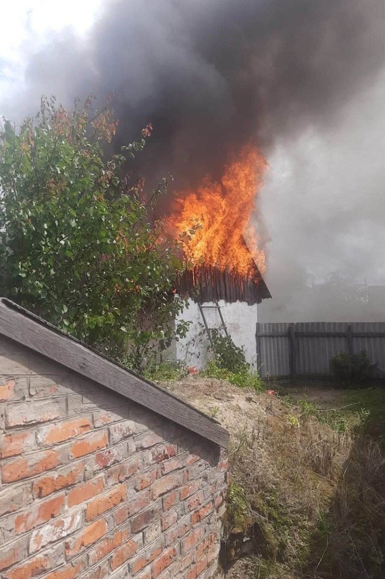 Strikes on the Chernihiv region on 24 July