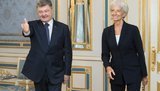 Украина подтверждает свою готовность к продолжению сотрудничества с МВФ, - Порошенко после встречи с Лагард. ВИДЕО