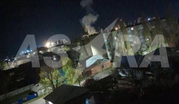 Drones attacked Krasnodar Krai in Russia: explosions were heard near port and smoke was observed. PHOTO