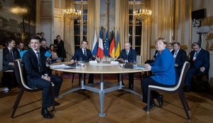 На сайте Офиса президента отредактировали итоговую декларацию "нормандского саммита". СКРИНШОТ
