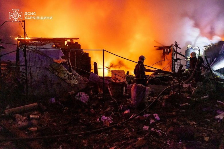 Обстрел села Мовчаны в Харьковской области