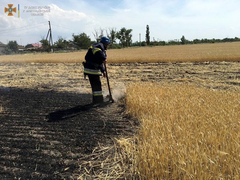 За минувшие сутки в Николаевской области из-за обстрелов российских войск произошло три пожара, - ГСЧС 16